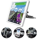 Car CD Player Magnetic Tablet Mount Holder for iPad Mini 4 3 2 1, iPad air 2 1, 2017 iPad 9.7