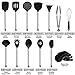 Kitchen Utensil Set, 21 Piece AILUKI Cook Utensil Set Silicone Cooking Utensil Set Stainless Steel Utensils Cookware Set, Great Kitchen Tools for Gift
