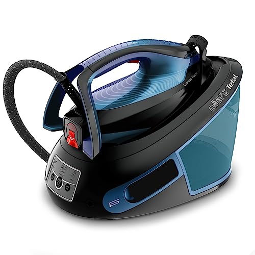 Tefal Express Vision Steam Generator Iron, 7 Bar, Black and Blue