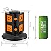Power Strip Tower Surge Protector with 4 USB Charging Ports and 6 Electrical Outlets, 6 Foot Cord, Home and Office Use