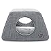 2-in-1 Cat Bed and Cave - with Plush Lining by Best Pet Supplies, Medium, Grey