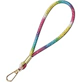 Xcnbsbsa Phone Wrist Strap, Cell Phone Lanyard with Tether Tab Keychain Wristlet Charm Anti-Loss Phone Chain for Women Men