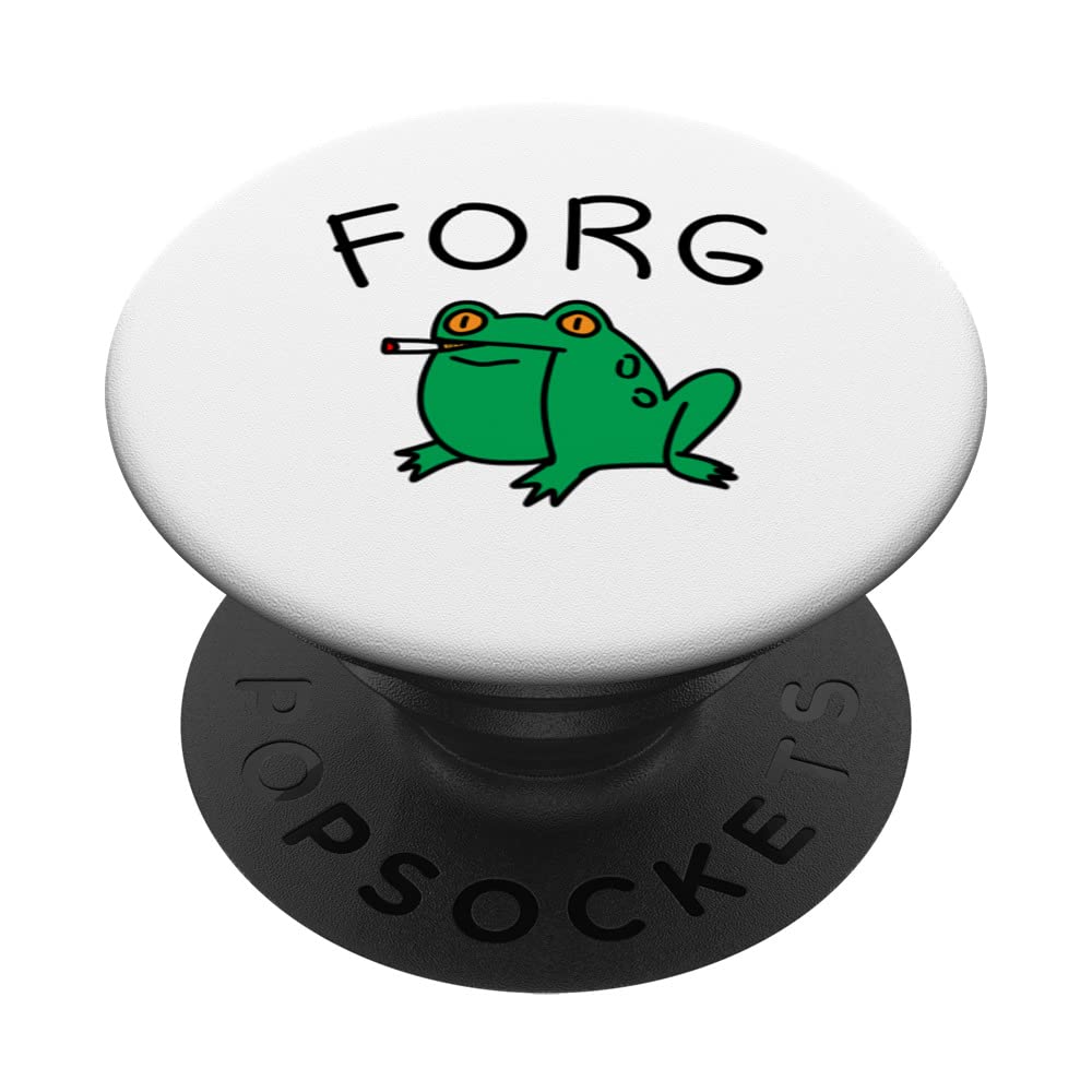 Forg Y2K Sarcastic Cringe Funny Ironic Gen Z Weird Meme Cool PopSockets Swappable PopGrip