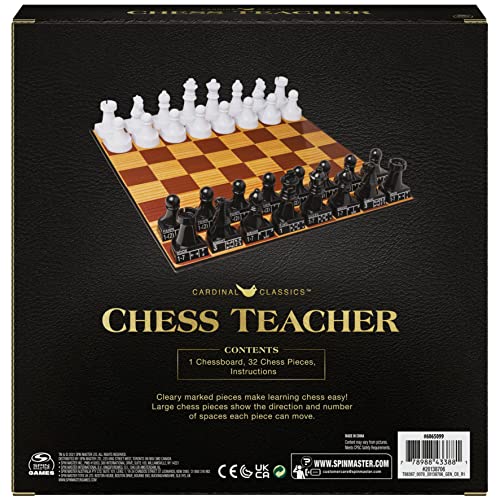 Spin Master Games Cardinal Classics, Chess Teacher Strategy Board Game