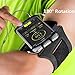 Sports Armband, 180° Rotatable Workout Cellphone Armband Phone Holder for Running Jogging, Cell Phone Running Armband for 4-6