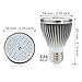 Create Bright Led Grow Light Bulb, 60W Plant Light Bulb Full Spectrum Led Grow Bulb E26 Grow Plant Light for Indoor Plants,Hydroponics Greenhouse Organic,Pack of 4