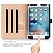 ProCase Cover for iPad mini 4 Case, Leather Stand Folio Case for 2015 iPad mini 4th Generation with Multiple Viewing Angles, auto Sleep/Wake, Document Card Pocket -Black
