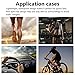 Bone Conduction Headphones Bluetooth Wireless Titanium HiFi Stereo with Mic for Running Driving Cycling IP55 Waterproof Open Ear Sports Headsets for iphone Android other Bluetooth Devices Sky Grey