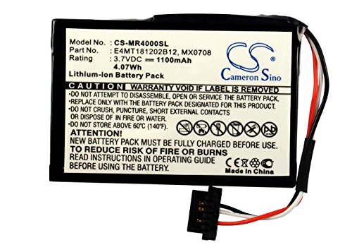 1100mAh Battery For Magellan Maestro 4000, Maestro 4010, Maestro 4040
