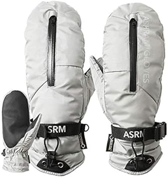 Amazon アシュラム スノーボード グローブ ミトン アシュラム グローブ ゴアテックス M O L L E モール Silver 18 19 19 Gore Tex Ashram グローブ C1 L アシュラム グローブ