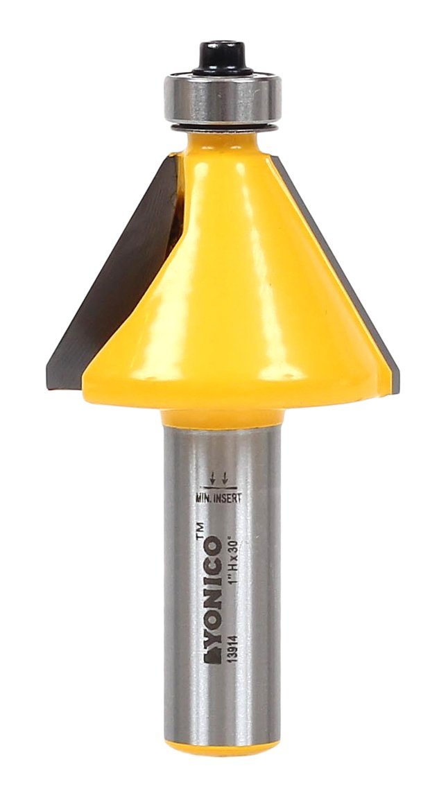 Yonico 13914 30 Degree Bevel Edge Forming Router Bit 1/2-Inch Shank โ image 1