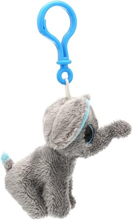 beanie boo elephant keychain