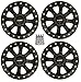 Raceline Mamba Beadlock ATV Wheels/Rims Black 14