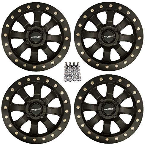 Raceline Mamba Beadlock ATV Wheels/Rims Black 14