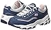 Skechers Sport Women's D'Lites Memory Foam Lace-up Sneaker,Navy/White Life Saver,7 M US