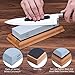 Premium Knife Sharpening Stone Kit, ASEL 4 Side 400/1000 3000/8000 Grit Whetstone, Best Kitchen Blade Sharpener Stone, Non-Slip Bamboo Base and Bonus Angle Guide Included