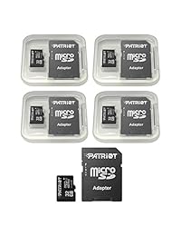 Patriot LX Series 256 GB Alta Velocidad Micro SDXC Clase 10 UHS 1 Velocidad de transferencia Cámaras de acción, Teléfonos, Tabletas PC