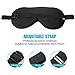 Natural Mulberry Silk Sleep Mask, VenusCare Super Smooth & Soft Breathable Lightweight eye mask with Adjustable Strap for women & men - Travel, Household, Meditation, Nap and Daylight Sleeping