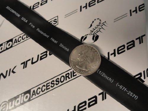 Car Truck Heat Shrink 20 FOOT FEET ROLL 1/2 Inch 1/2" Tube Tubing Electronic .5 .5"