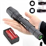 Police Military 5 Mode CREE XML T6 800 Lumen Tactical Led Flashlight w Batteries and Chargers
