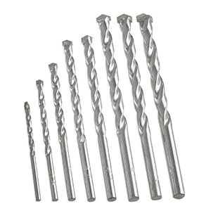 Amazon.com: 8pc Masonry Drill Bit Set 1/8" to 3/8" - M-2 Carbide Tip