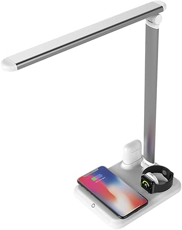 Amazon Com Xflelectronic Table Desk Led Lamp Light Qi Wireless