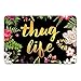 Thug Life Doormat Entrance Mat Floor Mat Rug Indoor/Outdoor/Front Door/Bathroom Mats Rubber Non Slip 30