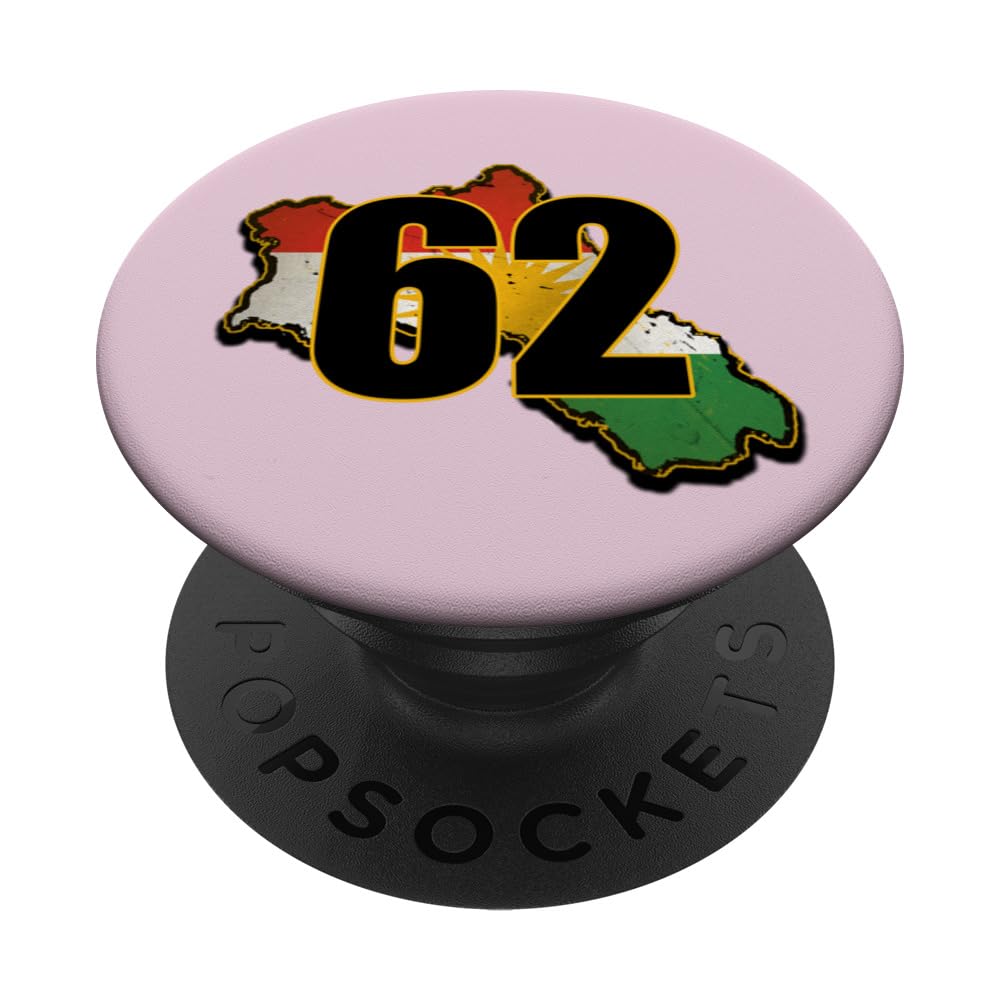 Dersim, 62 Dersim, Tunceli, Kurdish Flag, Kurdistan, Dersim PopSockets Swappable PopGrip