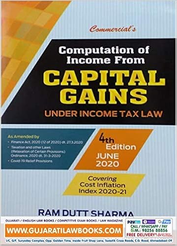 Computation of Income From Capital Gains Under Income Tax Law