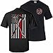 Patriot Apparel Axe Haligan 2 Hero Thin Red Line Firefighter T-Shirt (Large, Black)
