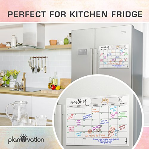 3 Magnetic+Refrigerator+Calendar+planOvation+Whiteboard