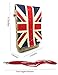 Naoki British Style Linen Mobile Cellphone Pouch Mini Messenger Shoulder Bag Coin Purse Wallet Handbag with Two Pockets for iPhone 7 7plus Galaxy note6 S7 Credit Card Keys Money etc(2 UK Flag)