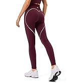 Women's High Waisted Yoga Leggings with Tummy Control, No Front Seam Scrunch Butt Lifting Yoga Pants