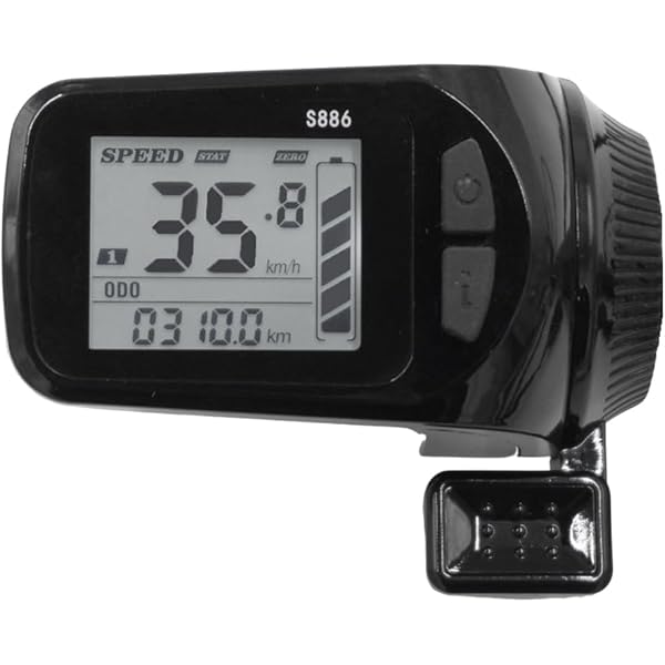 Ebike Screen Electic EN06 LCD Display,24V 36V 48V Speed Mete With