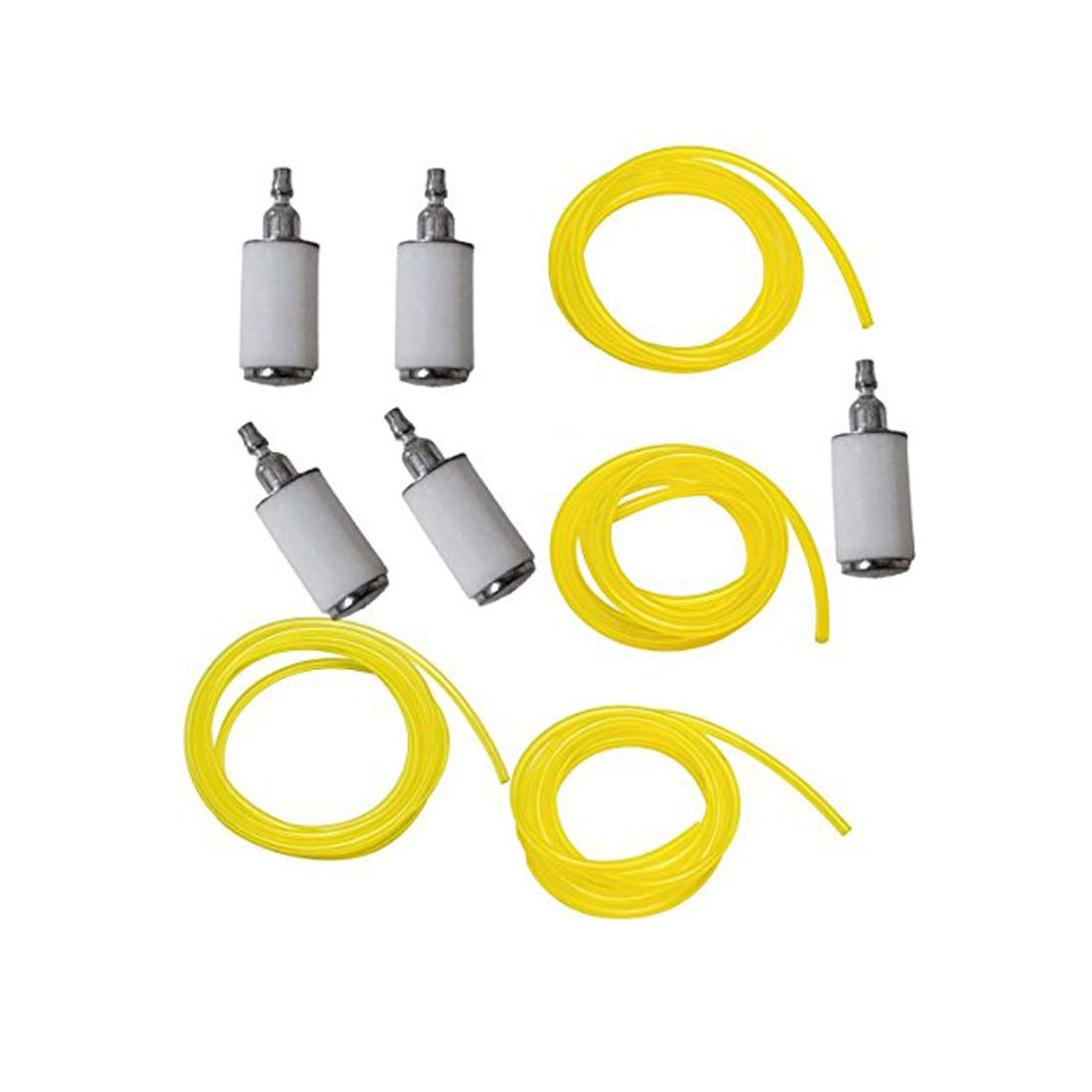 OxoxO Fuel Filters 530095646 with 4 Size 5 Feet Fuel Line Compatible with Poulan Weedeater Craftsman Echo String Trimmer Chainsaw Blower