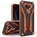 Zizo Static Cover for LG G5 [Military Grade] Case w/ [Built-in Kickstand] Shockproof Impact Dispersion Technology-Black/Orange