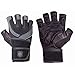 Harbinger Training Grip Non-Wristwrap Weightlifting Gloves with TechGel-Padded Leather Palm (Old Style), Large