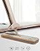 DLFE Double Sided Microfiber Flat Mop, 360 Degrees Self-wringing Flipping Wet & Dry Mop, Size 15