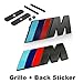2pcs Sets AM35 M Front Grille Blue & Black + Back Sticker Car Styling Accessories Emblem Badge For BMW X1 X3 X5 X6 E46 E39 E36 E60 E34 E90 E65 E70 E53 E87