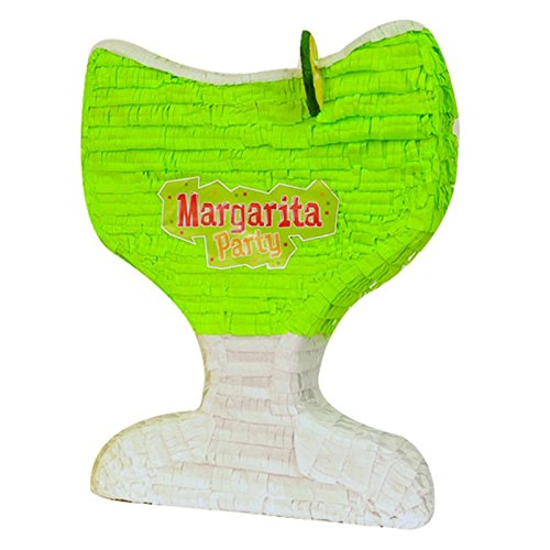 Pinatas Margarita Glass Mexican Fiesta Pinata, Party Game, Decoration Centerpiece and Photo Prop