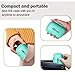 SYOSIN Portable Pill Organizer, 8 Compartments Travel Pill Organizer Daily Pill Case, Moisture Proof Small Pill Box to Hold Vitamins, Cod Liver Oil, Supplements (Blue)