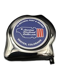 American Directional Driller BHA cinta métrica, 33 pies decimales y pulgadas (ingeniero)