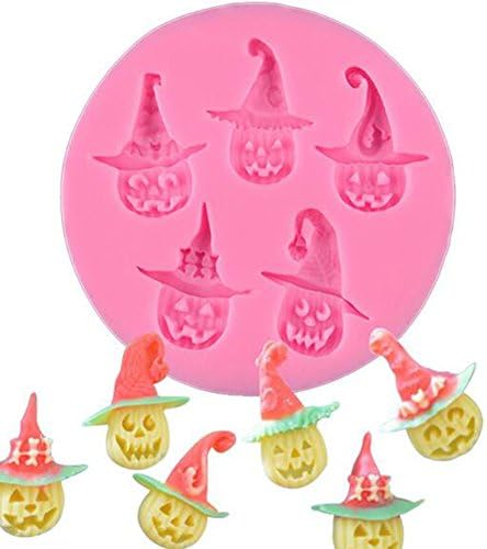 Pumpkins Silicone 3D DIY Fondant Cake Chocolate Sugar Craft Mold for Halloween
