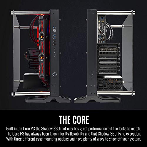 Thermaltake Shadow 360i Liquid-Cooled PC (AMD Ryzen 5 3600, RTX 3060 Ti, 16GB RGB 3000Mhz DDR4 ToughRAM RGB Memory, 1TB… - Image 7