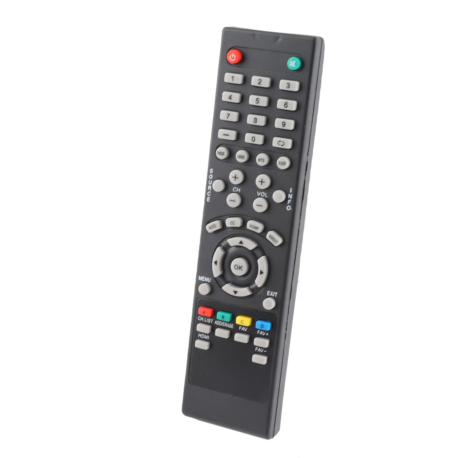 Universal TV Remote Control for SEIKI, Replacement SEIKI TV Remote Controller; 8m Transmission Distance, Black