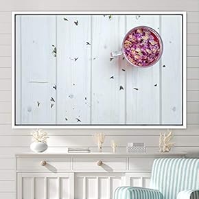signwin Framed Canvas Wall Art Cup of Tea...