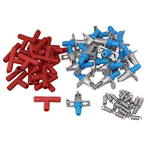 BQLZR Automatic Water Feeder Drinker Waterer For Rabbit Bunny With Blue Color Pack of 20