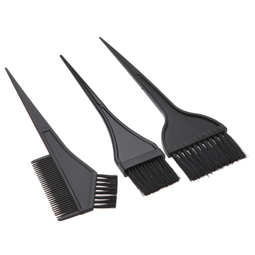AKOAK 5 Pcs/Set Black Hair Dye Set Kit Hairdressing Brushes Bowl Combo Salon Hair Color Dye Tint DIY Tool Set Kit : Beauty
