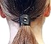 Vintage Espresso hair tie by Hairtyz (single piece) | Leather ponytail holder - hair accessory - scrunchie | Hide your elastic band - modular - flexible | Snap them together for long hair