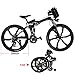 Yiilove Electric Mountain Bike 26” Wheel Ebike 36V Lithium-Ion Battery, Electric Bicycle 250W Powerful Motor, Shimano 21 Speed (Type2-26-Foldable-Black)thumb 3